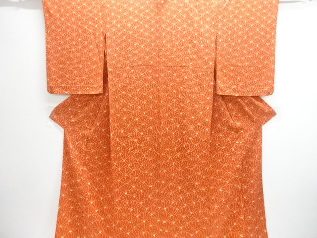 JAPANESE KIMONO / CHRYSANTHEMUM / SEIGAIHA PATTERN HITOE TSUKESAGE KOM